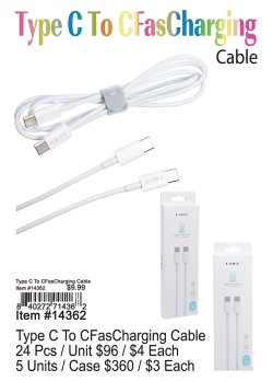 Type C To C Fast Charging Cable
