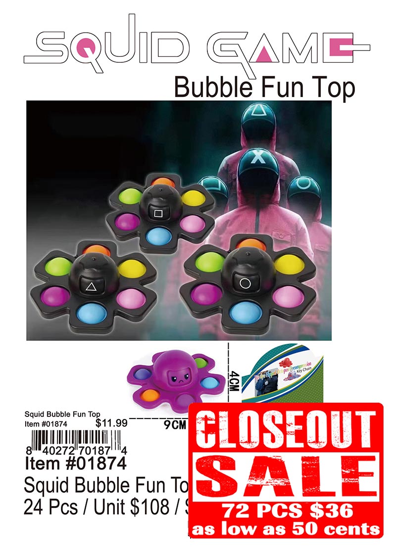 Squid Game Bubble Fun Top (CL)