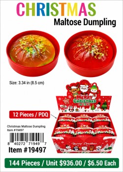 Christmas Maltose Dumplings