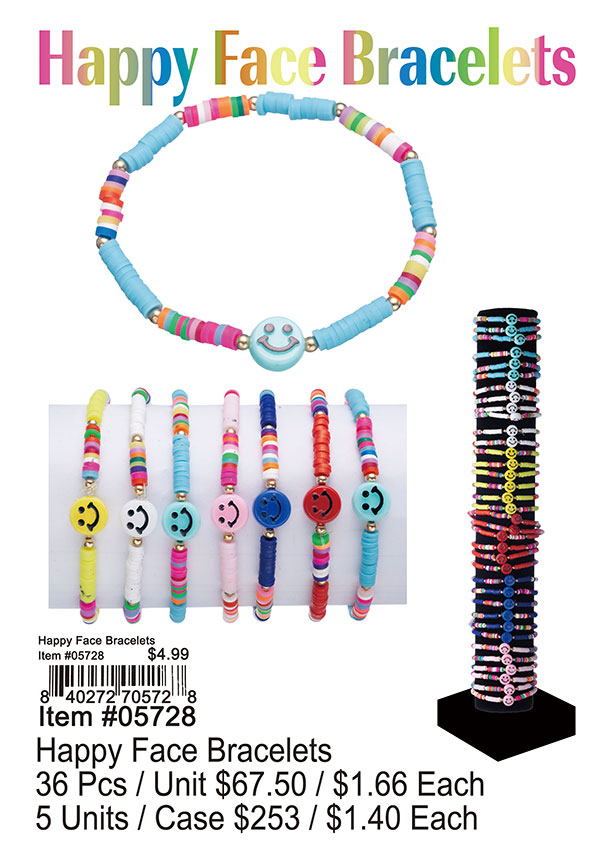 Happy Face Bracelets