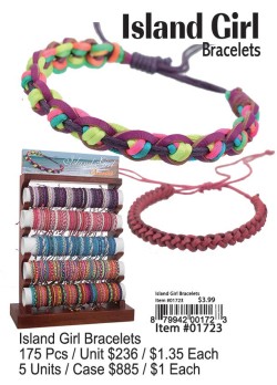Island Girl Bracelets 175 Pcs.