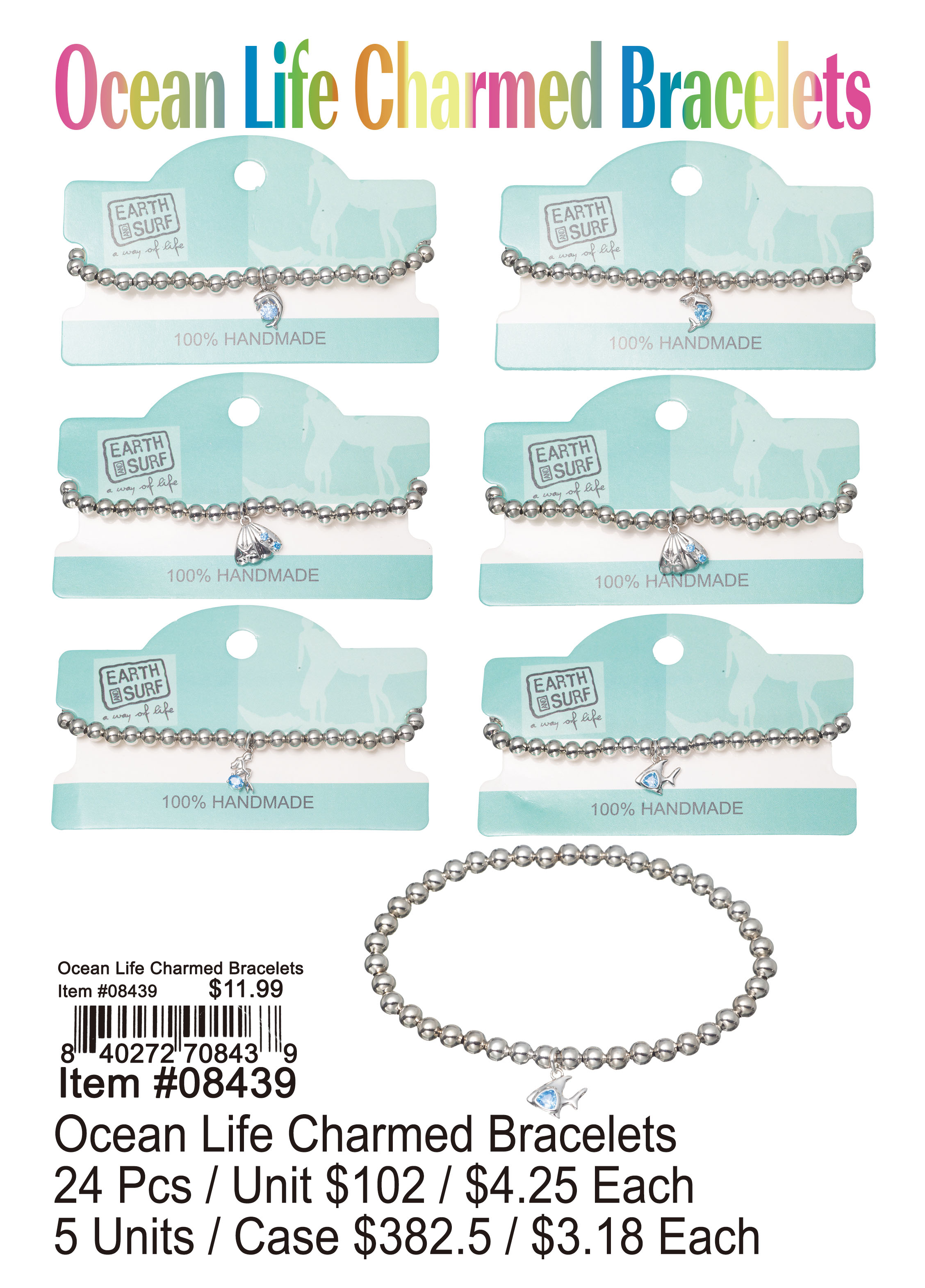 Ocean Life Charmed Bracelets