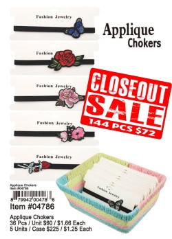 Applique Chokers