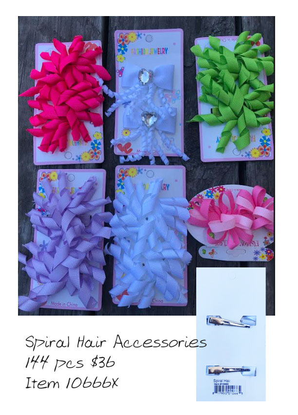Spiral Hair Accessories (CL)
