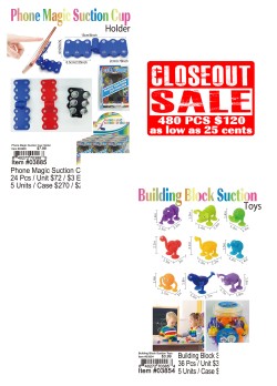 Phone Magic and Building Block Suction Cup