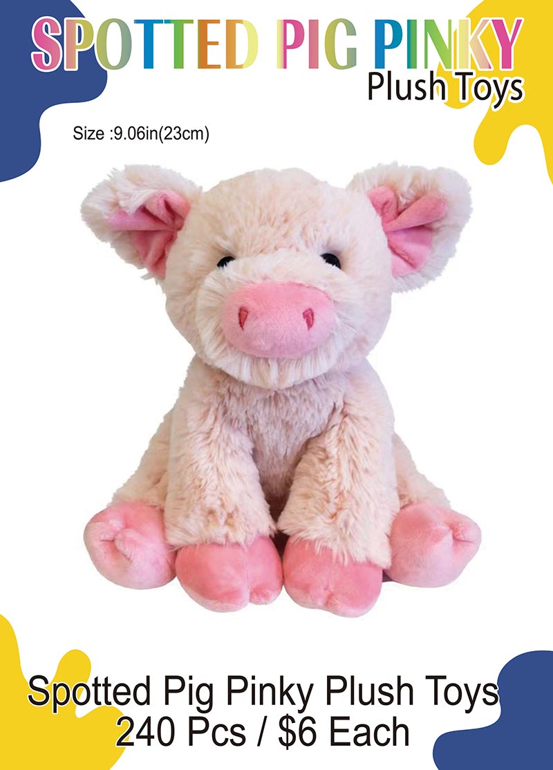 Wholesale Spotted Pig Pinky Plush Toy