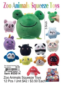 Zoo Animals Squeeze Toys