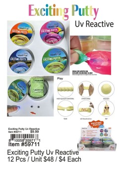 Exciting Putty UV Reactive