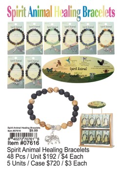 Spirit Animal Healing Bracelets