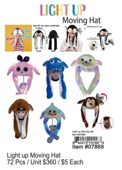 Light Up Moving Hat