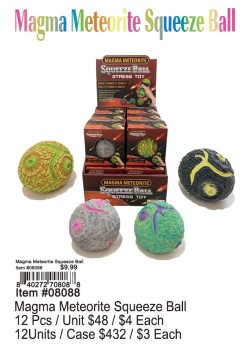 Magma Meteorite Squeeze Ball