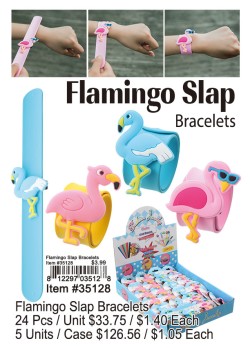 Flamingo Slap Bracelets