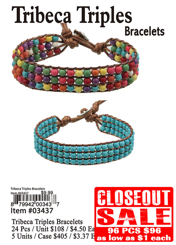 Tribal Triples Bracelets (CL)