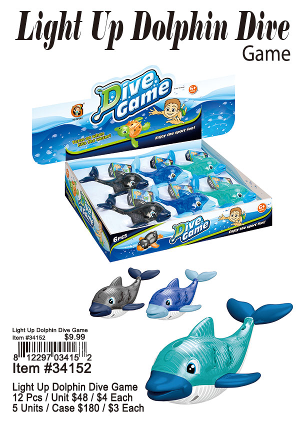 Light Up Dolphin Dive Game