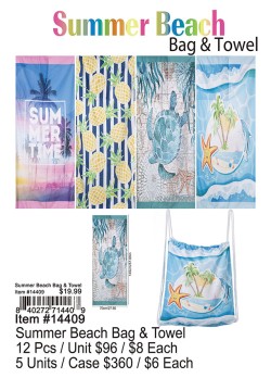 Summer Beach Bag and Towel