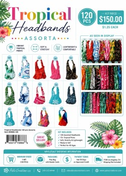 480 Pcs. Tropical Head Band Grande