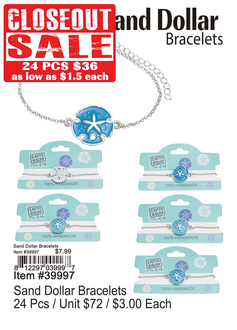 Sand Dollar Bracelets