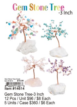 Gem Stone Tree-3 Inch