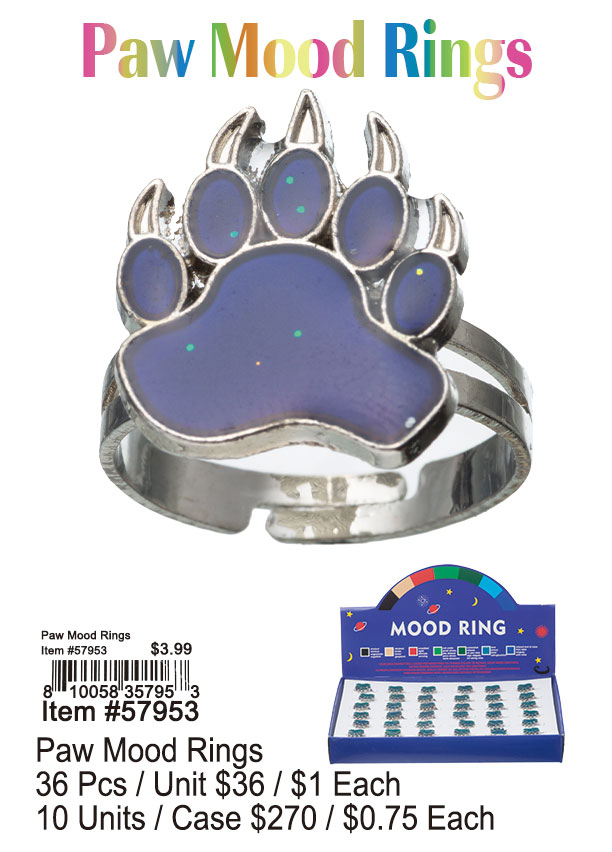 Paw Mood Rings