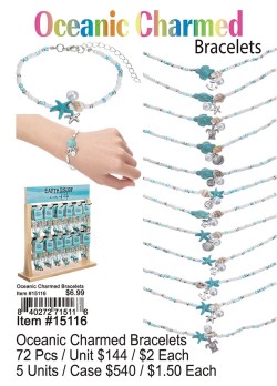 Oceanic Charmed Bracelets