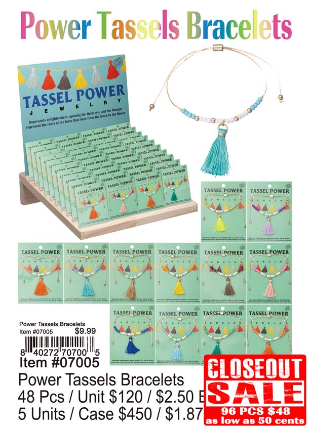 Power Tassels Bracelets