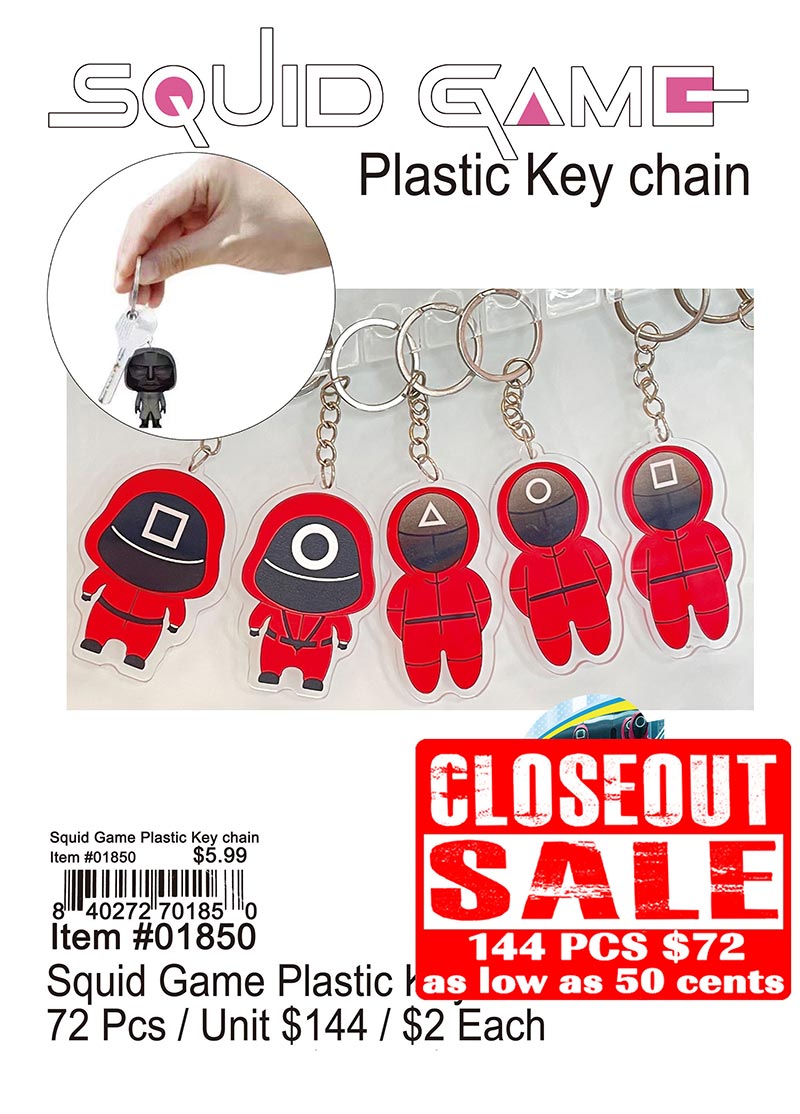 Squid Game Plastic Keychain (CL)
