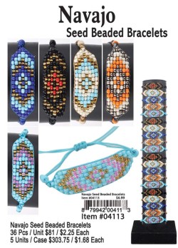 Navajo Seed Beaded Bracelets