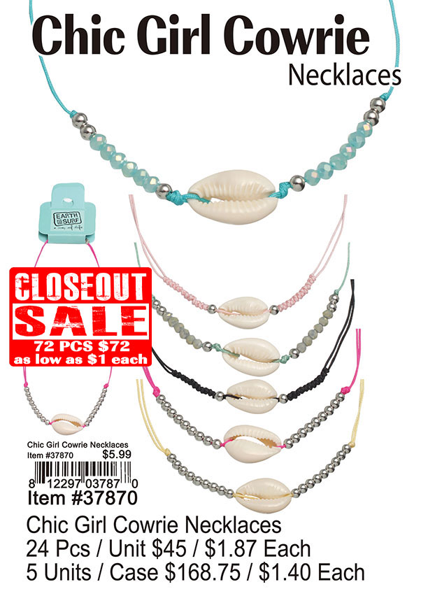 Chic Girl Cowrie Necklaces (CL)