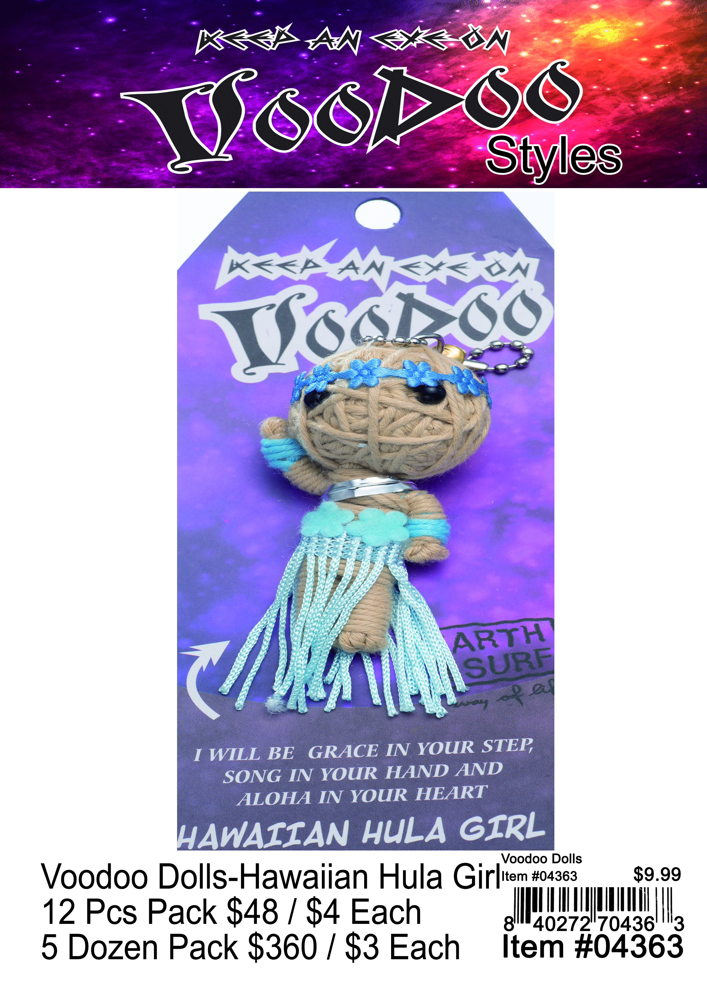 Voodoo Dolls-Hawaiian Hula Girl