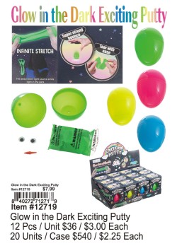 Glow in the Dark Exciting Putty