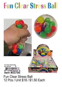 Fun Clear Stress Ball