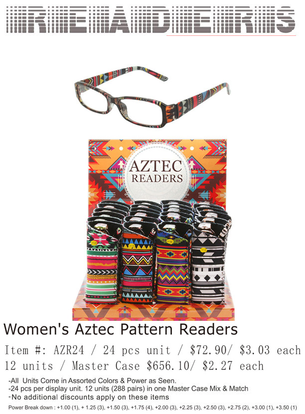 Women Aztec Pattern Readers