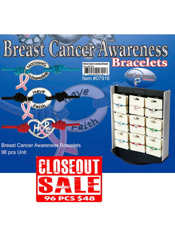 Breast Cancer Awareness Bracelets