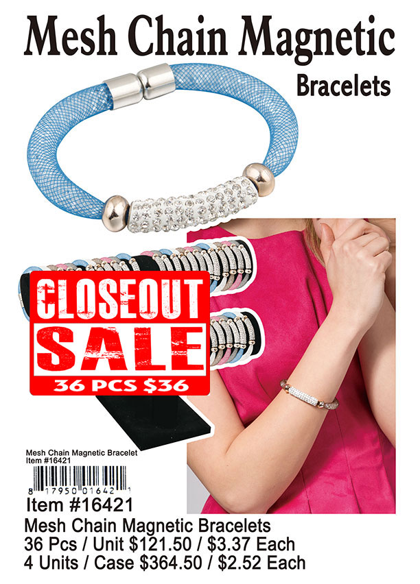 Mesh Chain Magnetic Bracelet