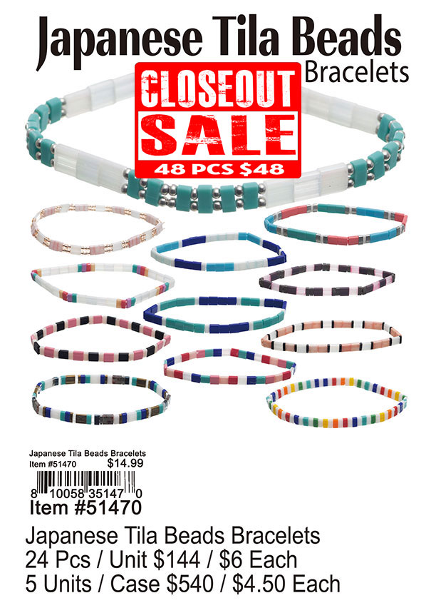 Japanese Tila Beads Bracelets