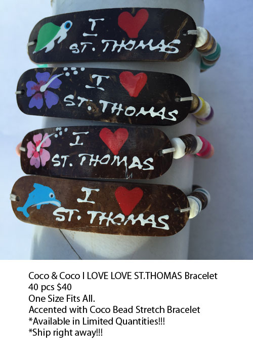 Coco and Coco I Love St. Thomas Bracelets