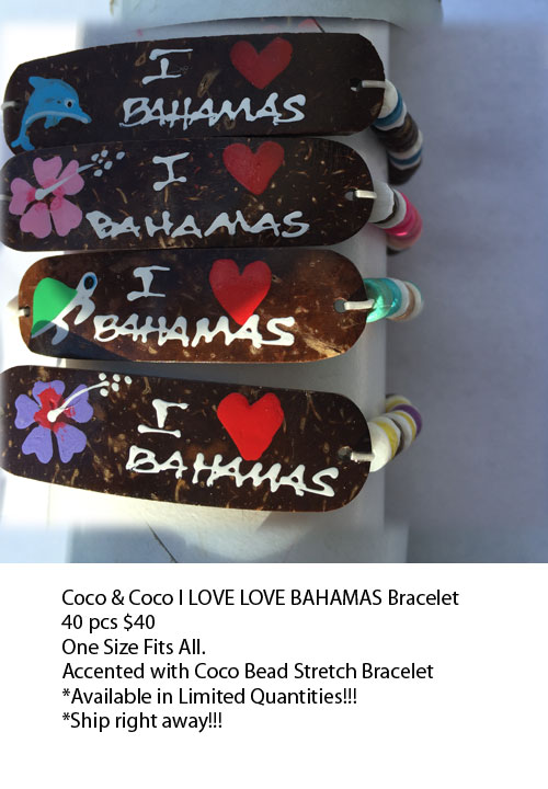 Coco and Coco I Love Bahamas Bracelets