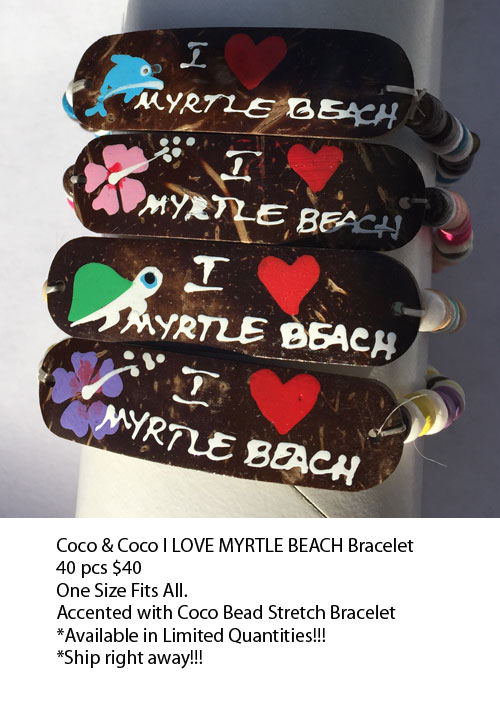 Coco and Coco I Love Myrtle Beach Bracelets