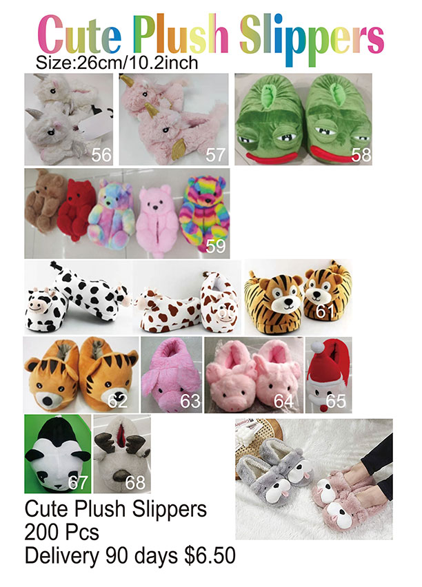 Cute Plush Slippers 10