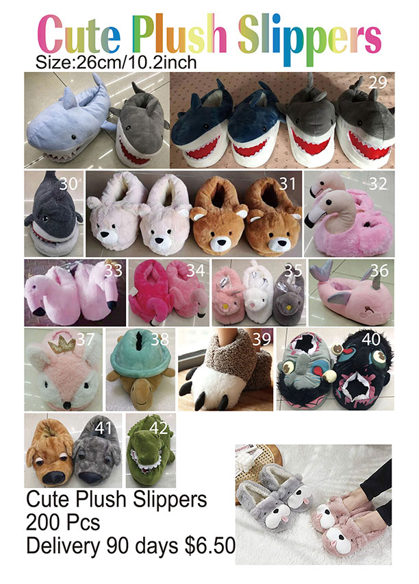 Cute Plush Slippers 3