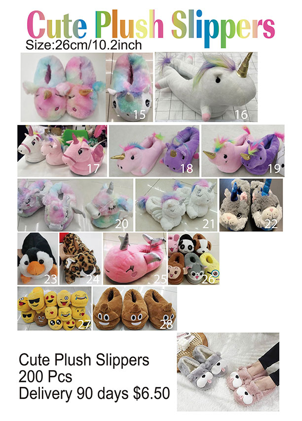 Cute Plush Slippers 7