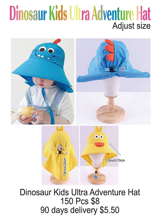 Dinosaur Kids Ultra Adventure Hat