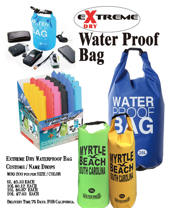 Extreme Waterproof Bag Name Drops