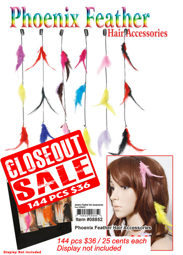 Clearance Phoenix Feather Hair Accessories