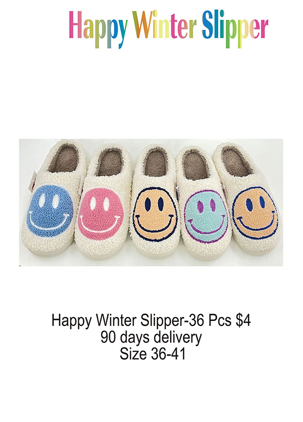 Happy Winter Slippers