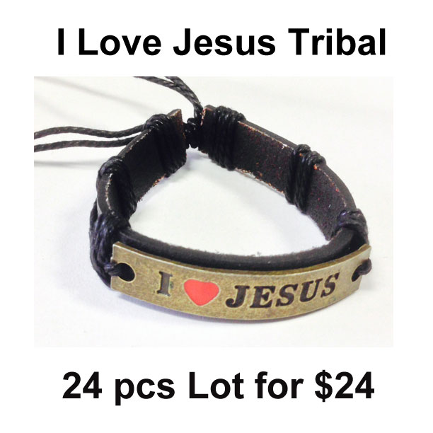 I Love Jesus Tribal Bracelets