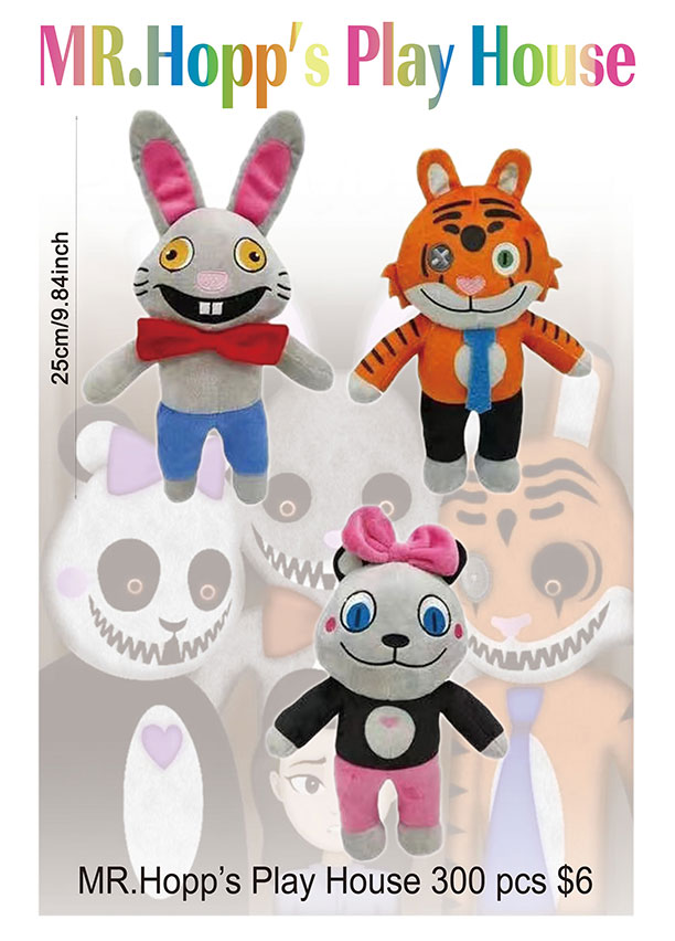 Mr Hopps Play House Plush Toy