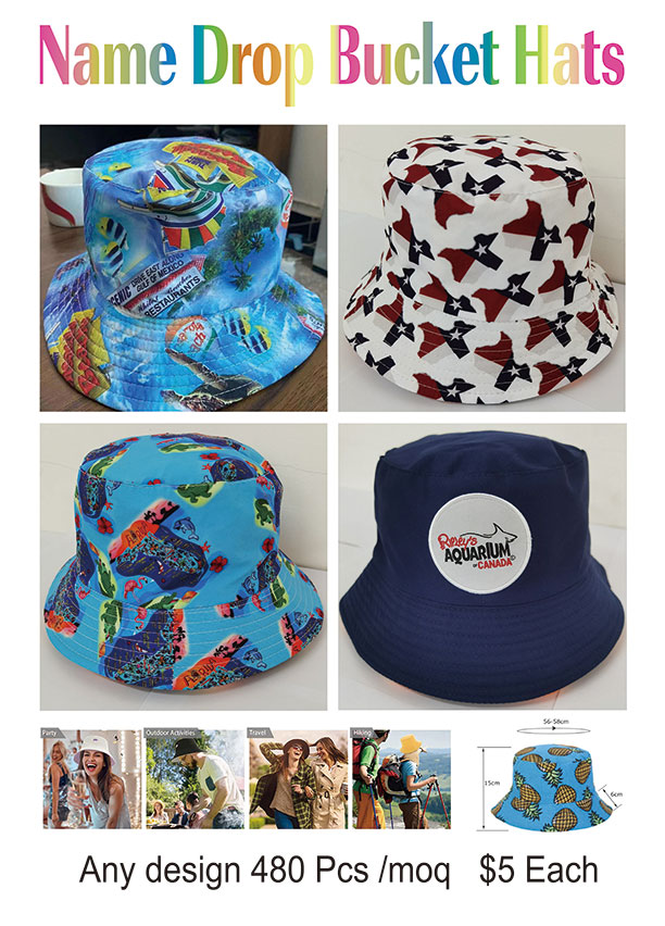 NameDrop-Bucket Hats