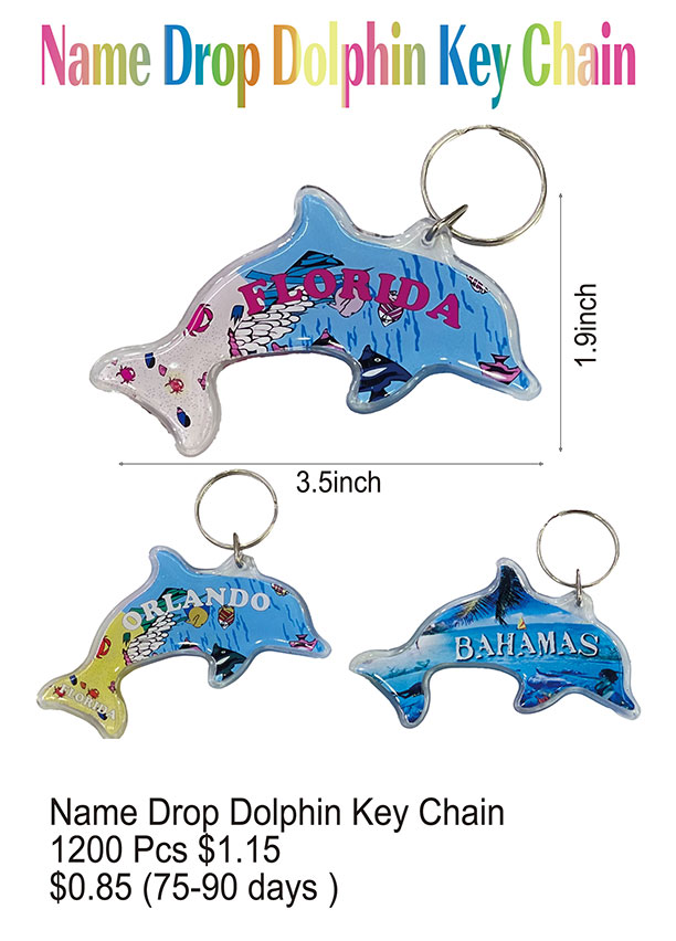 NameDrop-Dolphin Key Chain