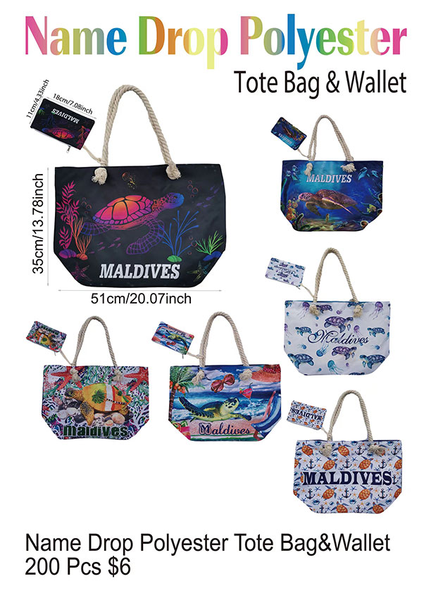 NameDrop-Name Drop Tote Bag and Wallet